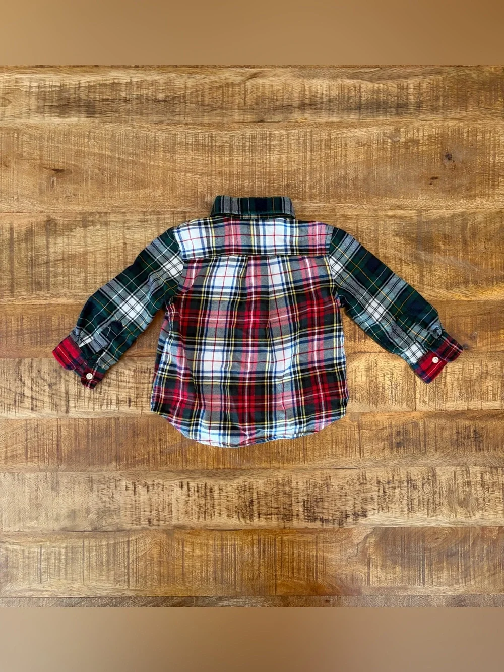 Ralph Lauren Mixed Plaid Button Up Shirt